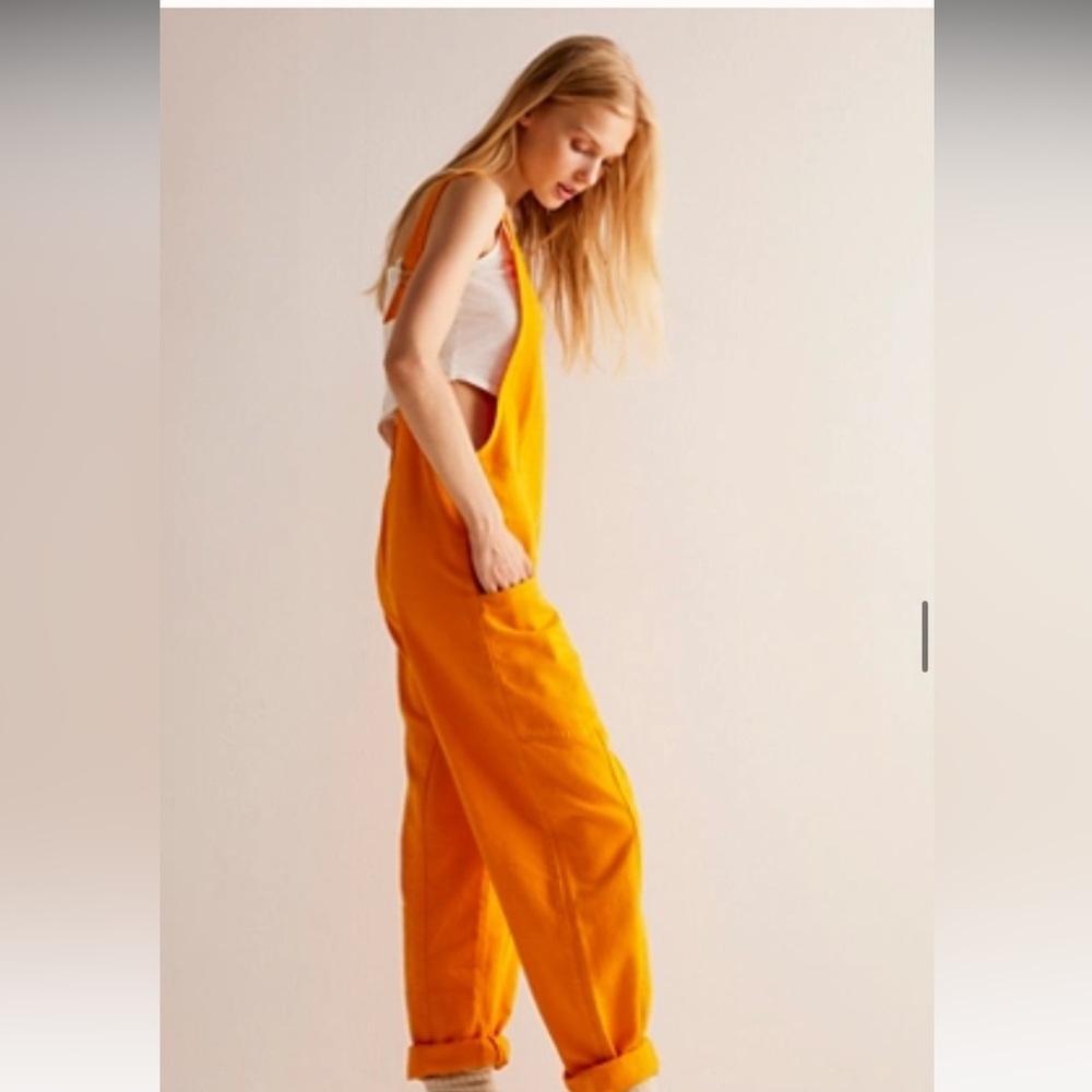 Orange jumpsuit free people